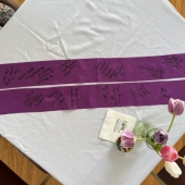 Ribbon signed